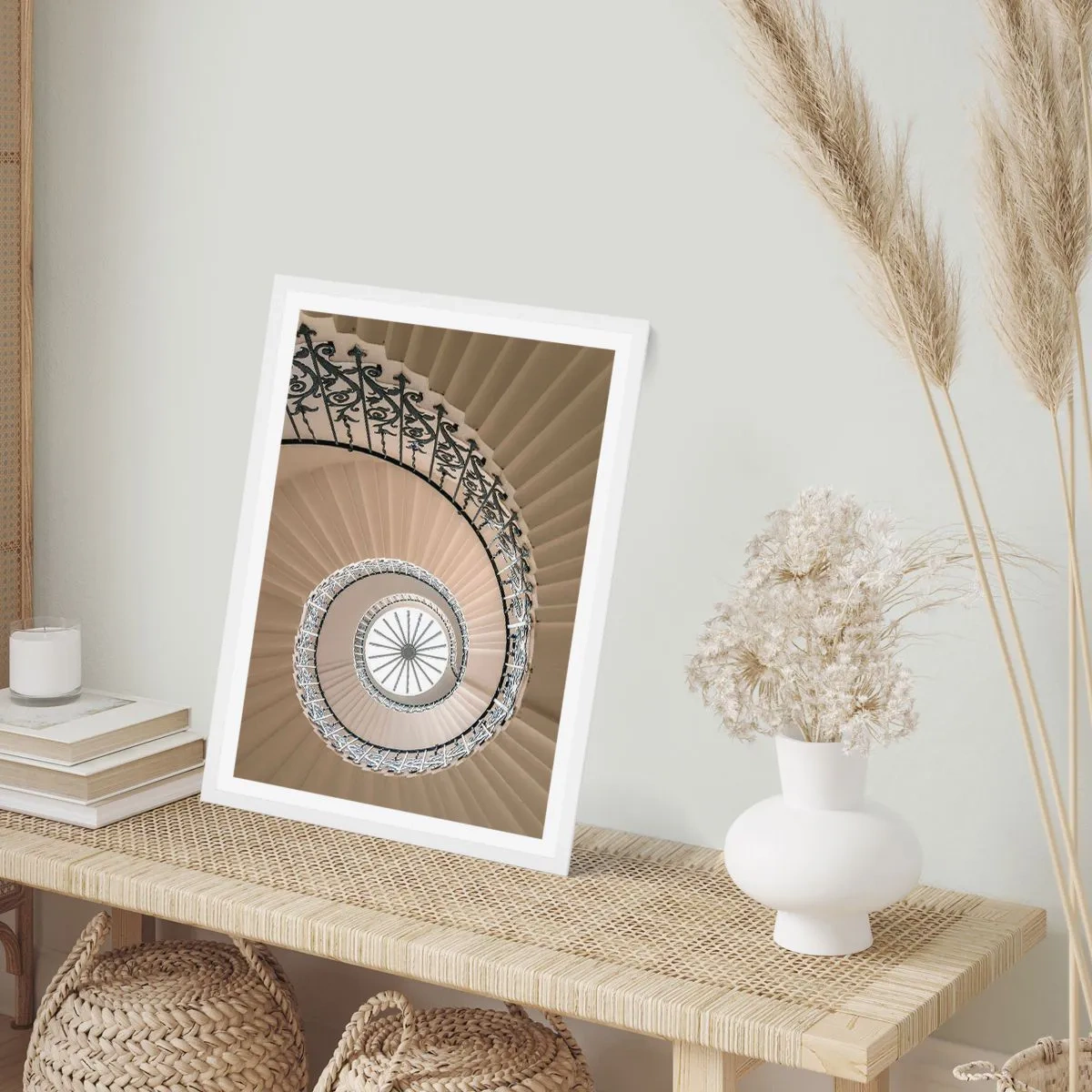 Poster in white frmae - Inside the Shell - 40x50 cm