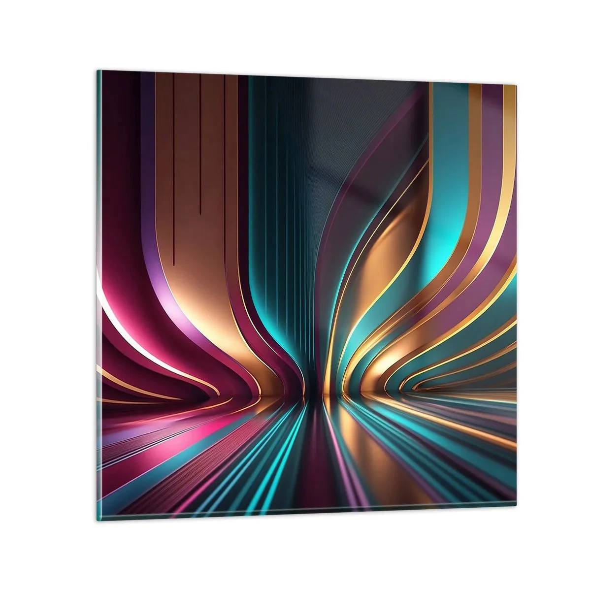 Glass picture - Architecture of Light - 30x30 cm