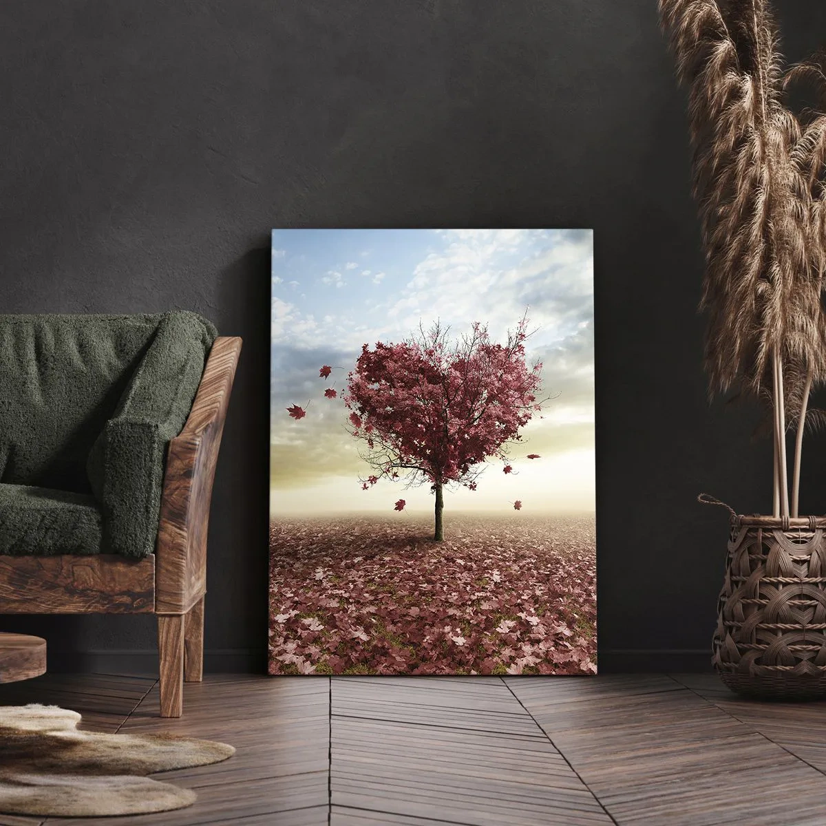 Canvas picture - Fall in Love with Autumn - 65x120 cm