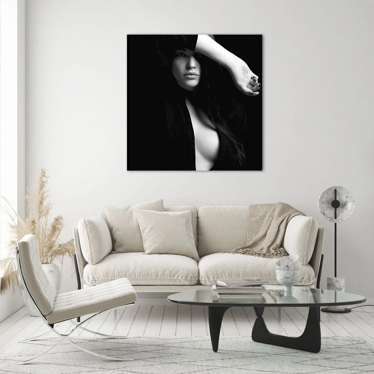 Glass picture - School of Seduction - 30x30 cm