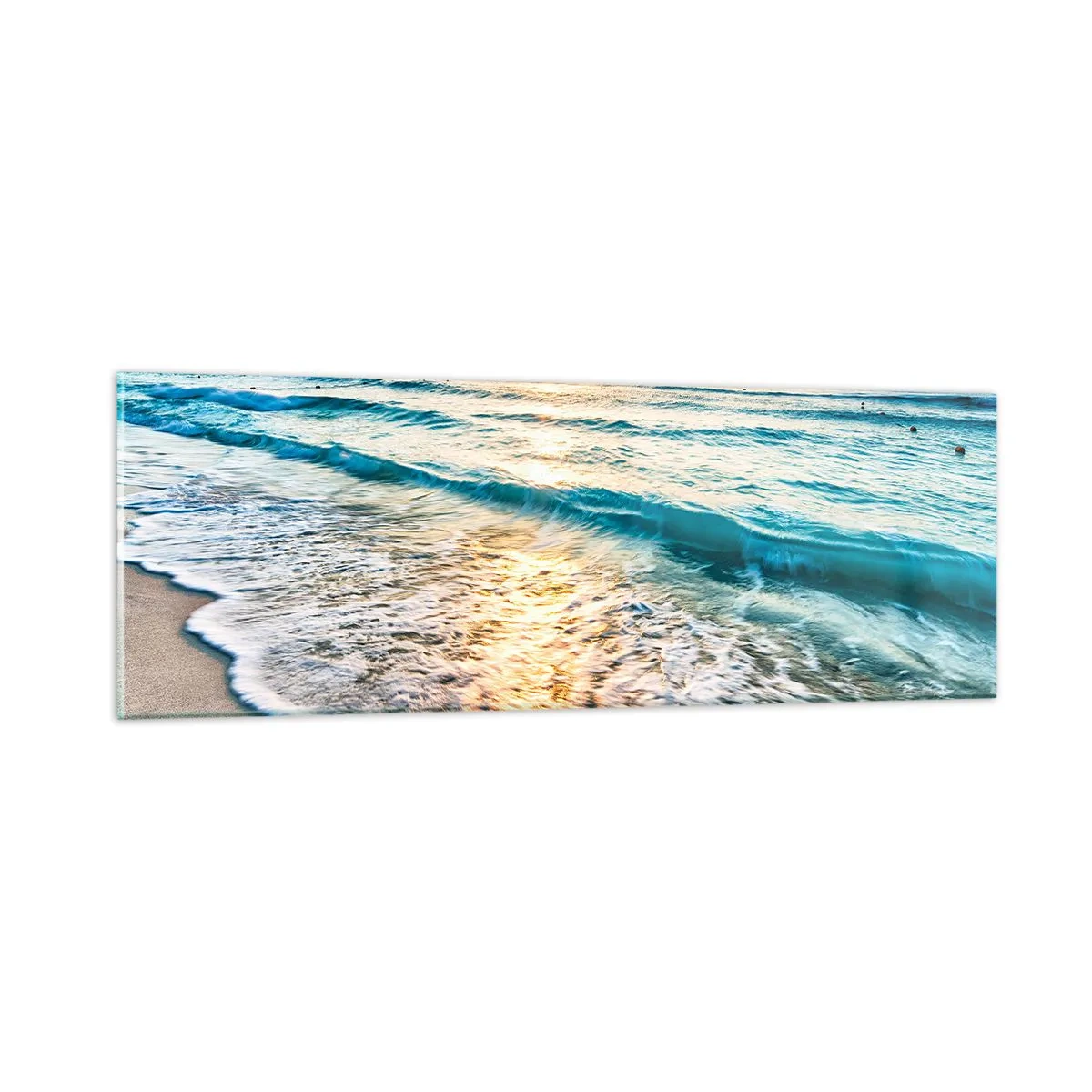 Glass picture - Sunset View - 90x30 cm