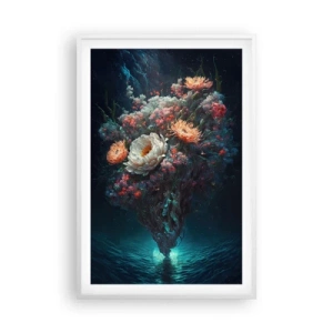 Poster in white frmae - Strange Garden - 61x91 cm
