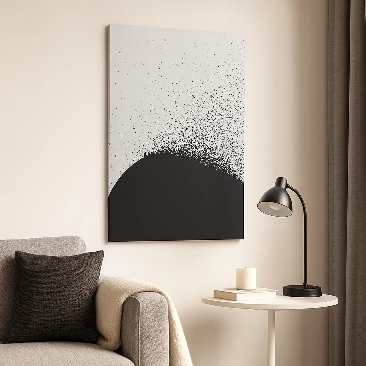 Canvas picture - Movement of Particles - 50x70 cm