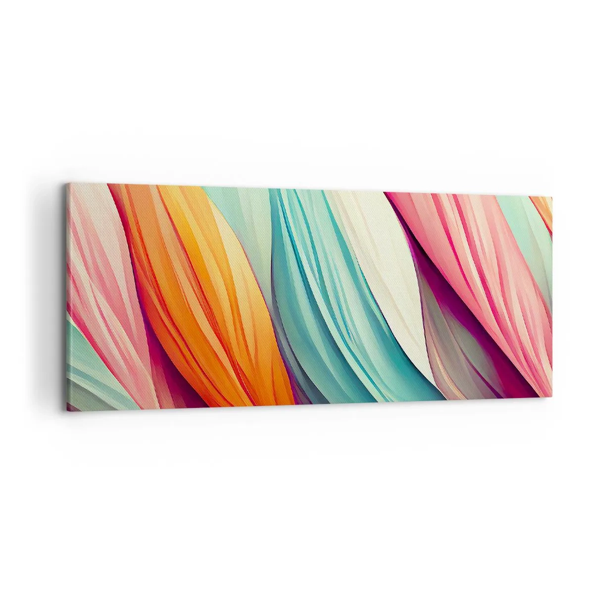 Canvas picture - Rainbow Knot - 100x40 cm