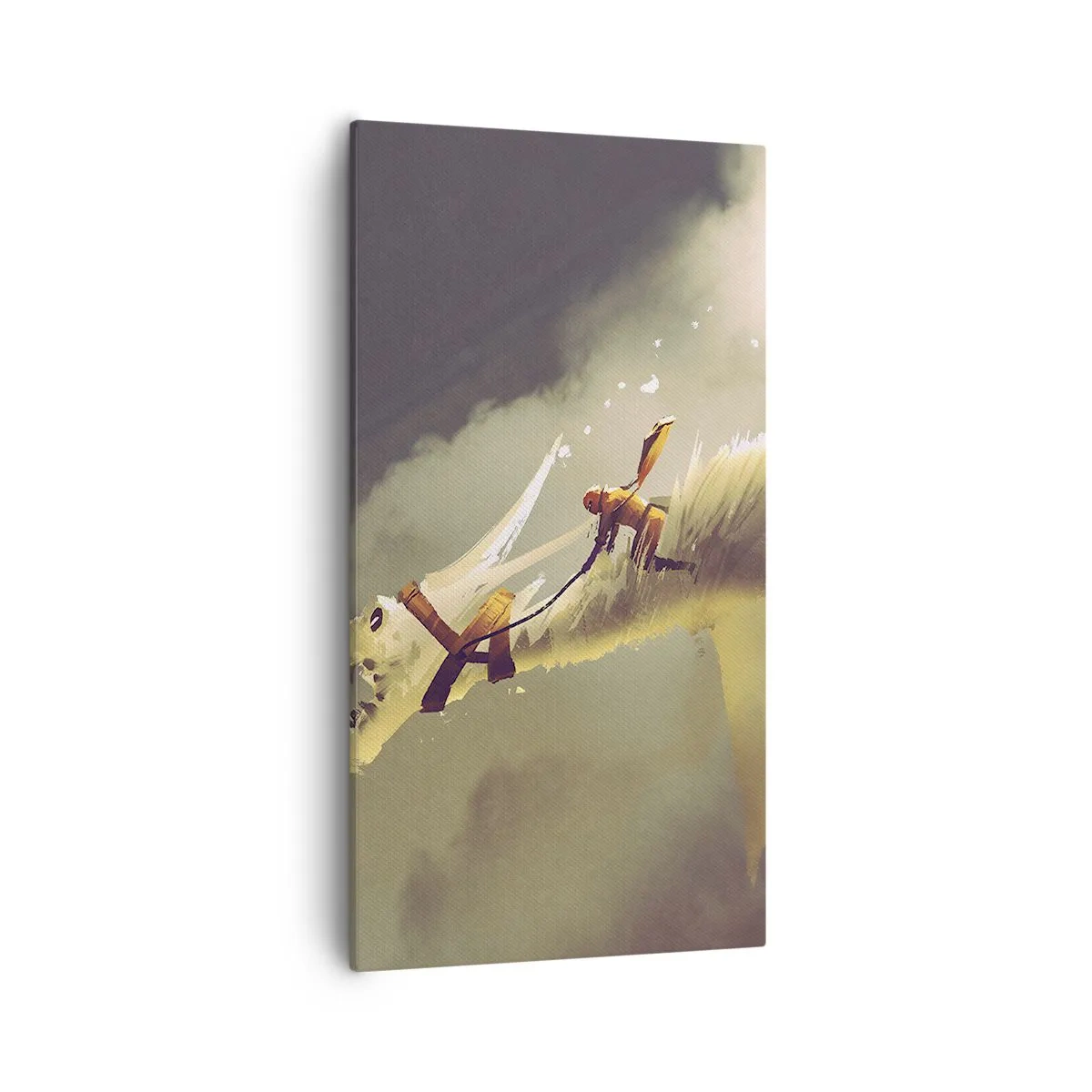 Canvas picture - To the Rescue of the World - 55x100 cm