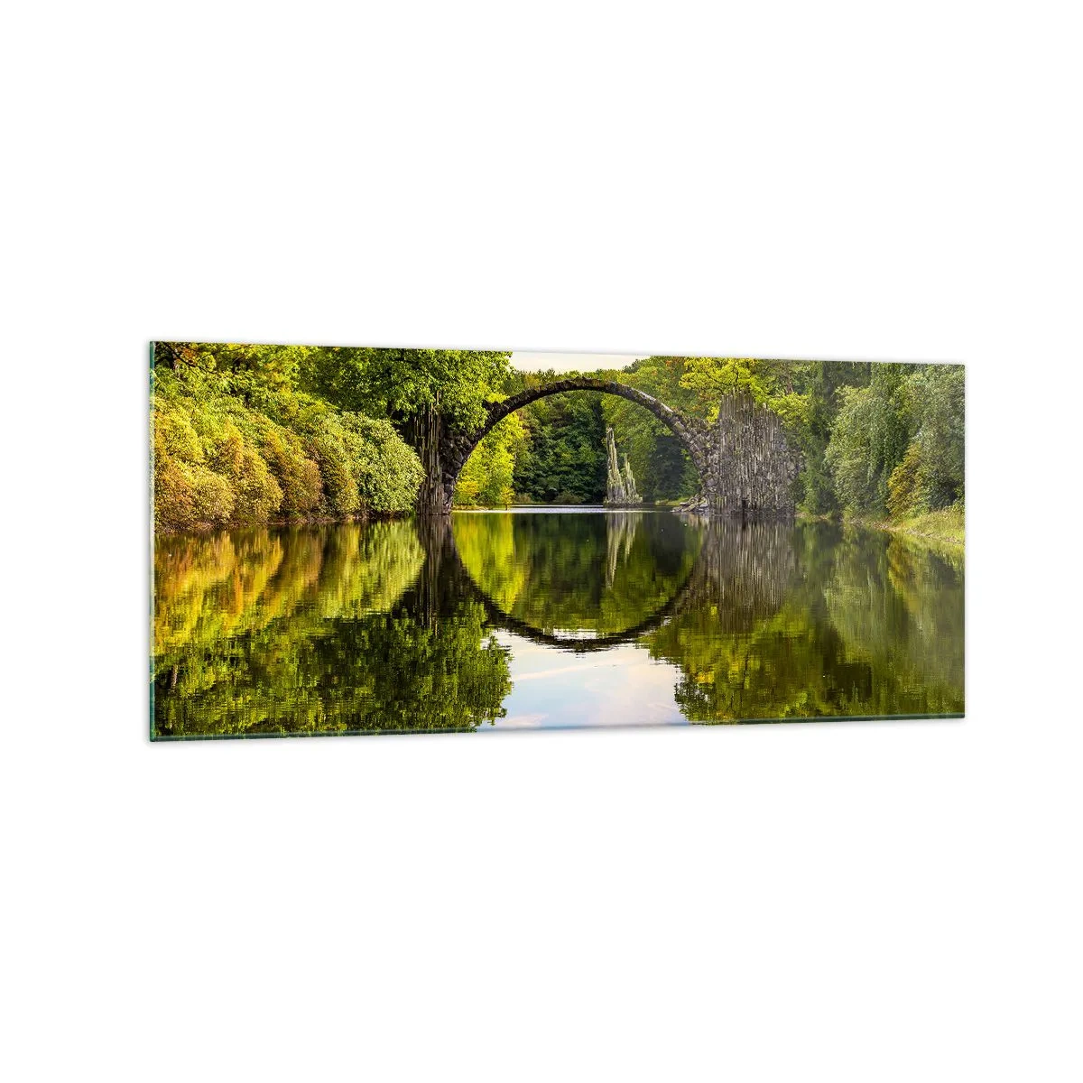 Glass picture - At the Crossroads of Two Worlds - 120x50 cm