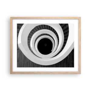 Poster in light oak frame - To the Point of the Matter - 50x40 cm