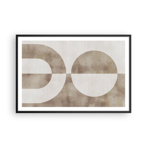 Poster in black frame - Similarities and Differences - 91x61 cm