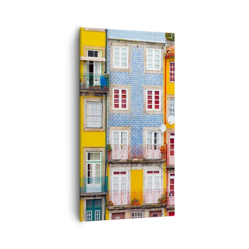 Canvas picture - Colours of Old Town - 55x100 cm
