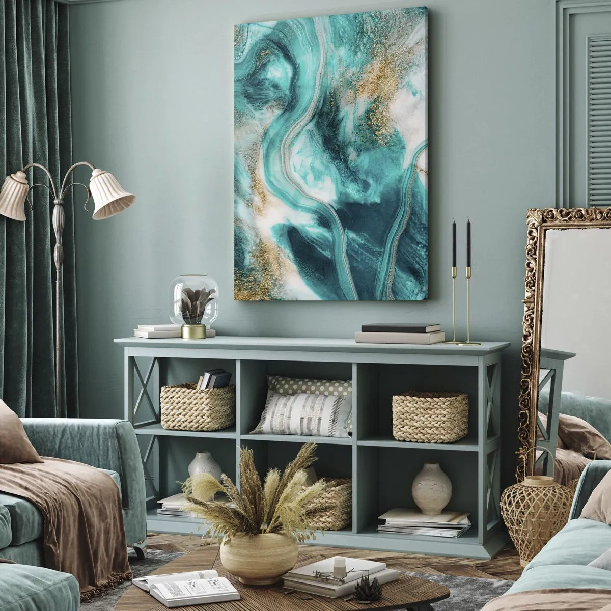 Canvas picture - River of Gold - 50x70 cm
