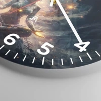 Clock face with numbers