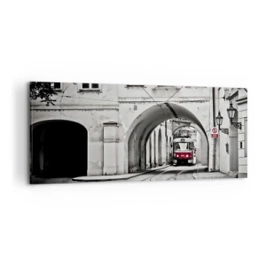 Canvas picture - Through City Labirynth - 120x50 cm