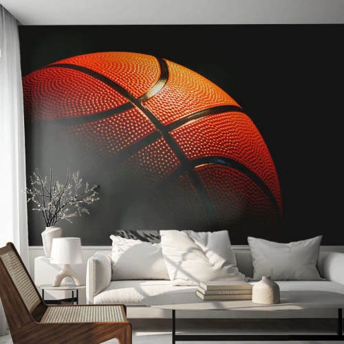 Photo Wallpaper Premium Canvas - Beautiful Like a Planet - Sport, Basketball, Basketball - 400x280 cm
