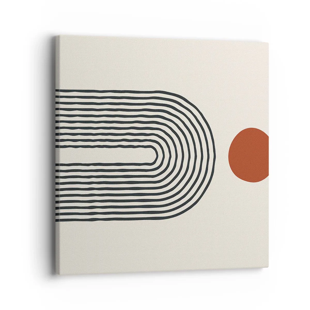 Canvas picture - Magnetism of Shapes and Colours - 40x40 cm