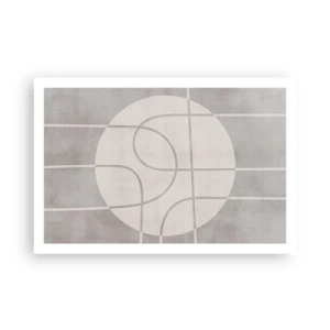 Poster - Circular and Straight - 91x61 cm