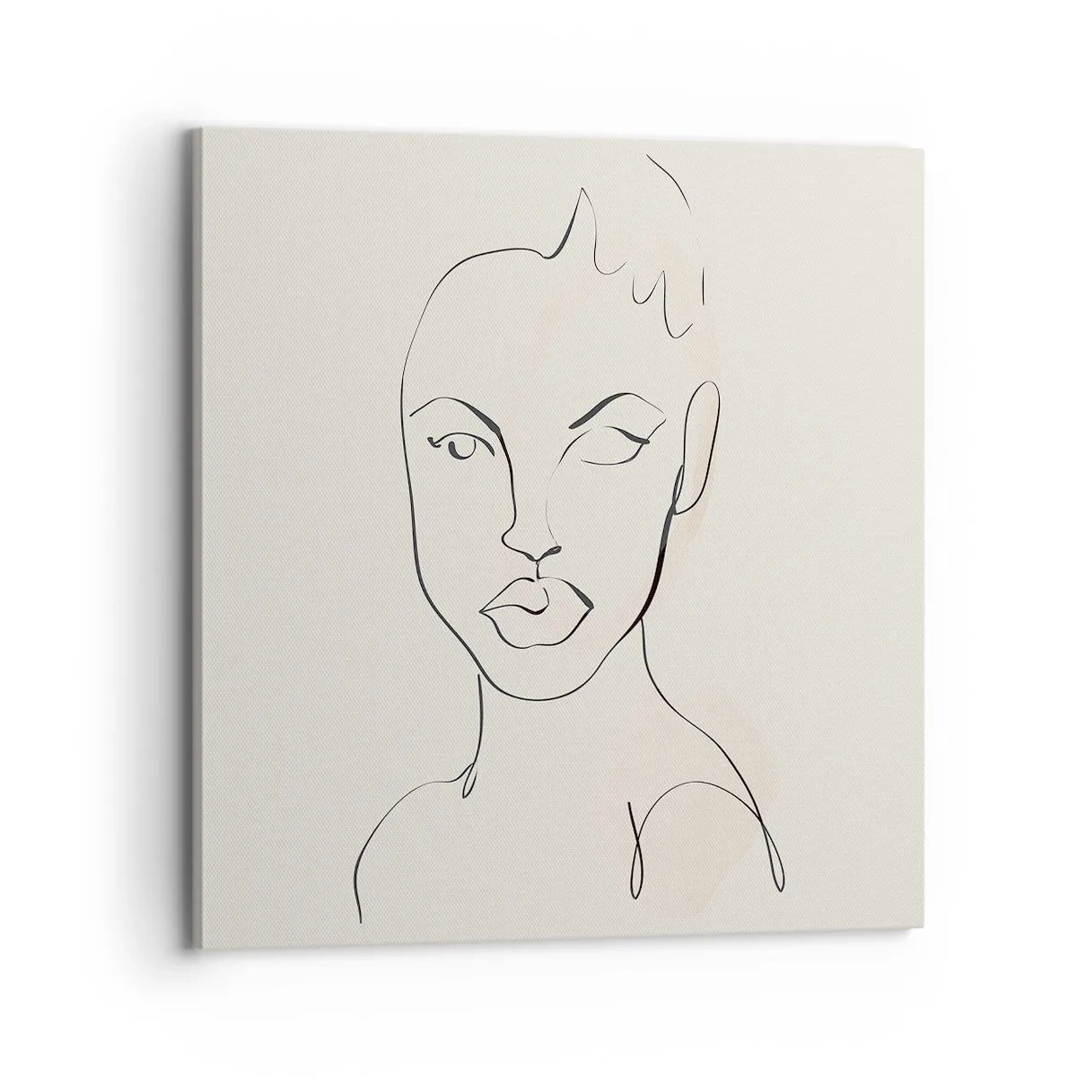 Canvas picture - Outline of Sensuality - 70x70 cm