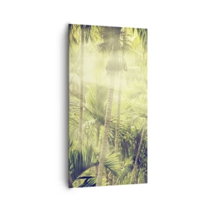 Canvas picture - In Green Heat - 65x120 cm