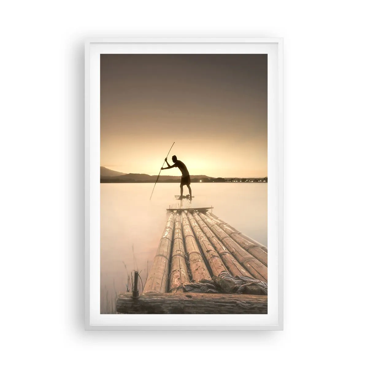 Poster in white frmae - Before Rest - 61x91 cm