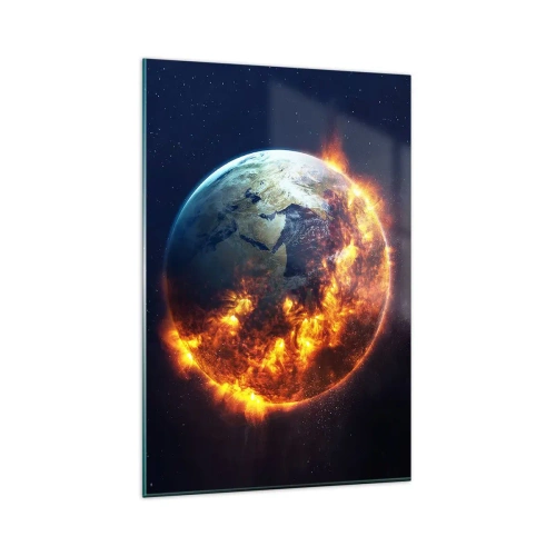 Glass picture - Flame of Apocalypse - 80x120 cm