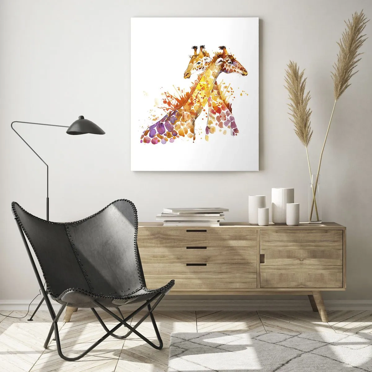 Glass picture - Is This Friendship or Love? - 50x70 cm
