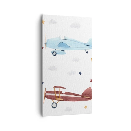 Canvas picture - Mr Pilot We Are Waiting! - 55x100 cm