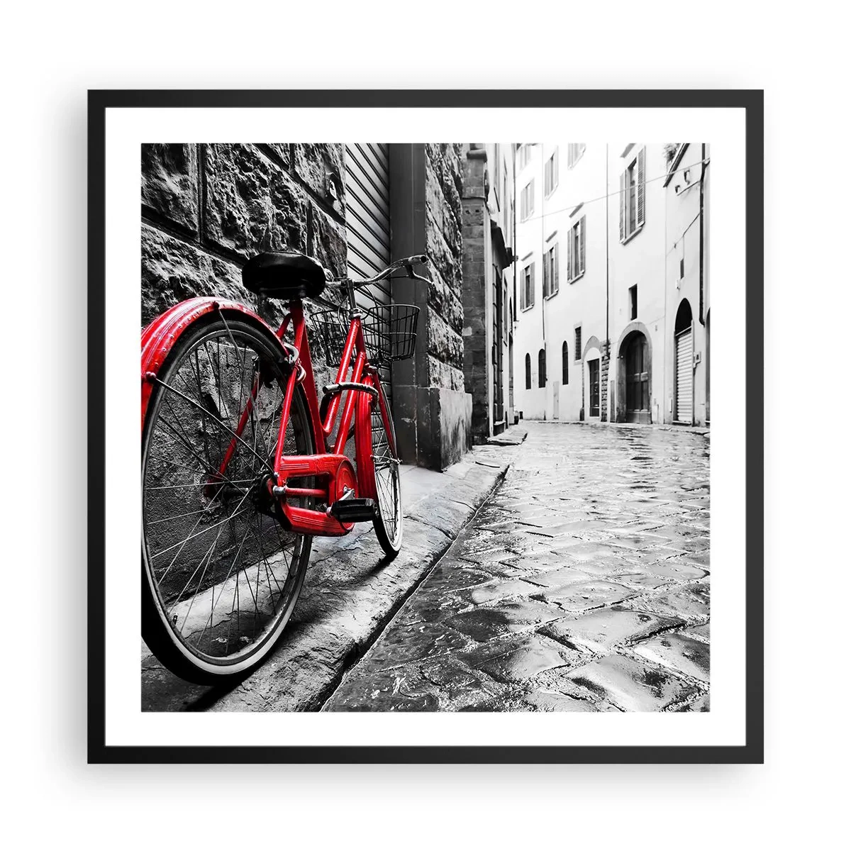 Poster in black frame - Real Beauty Does Not Age - 60x60 cm