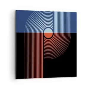 Canvas picture - In a Geometrical Embrace - 50x50 cm