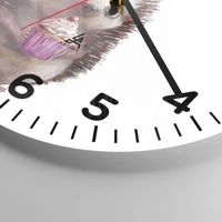 Clock face with numbers