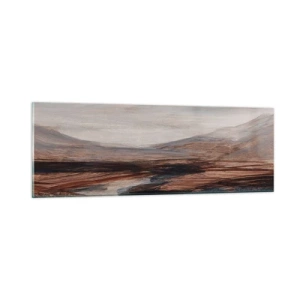 Glass picture - Quiet Valley - 90x30 cm