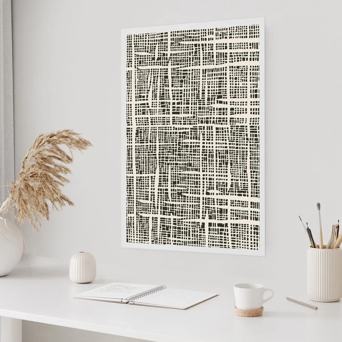 Poster - Woven Composition - 30x40 cm