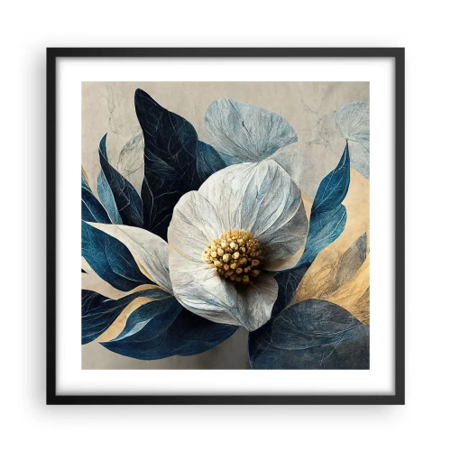 Poster in black frame - With a Heart of Gold - 50x50 cm