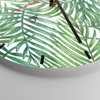 Clock face with lines