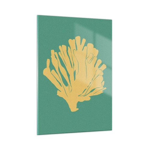 Glass picture - Bush of Underwater Forest - 50x70 cm