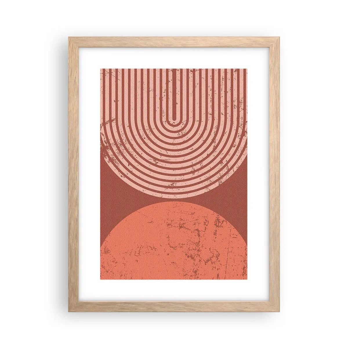 Poster in light oak frame - Close Relationship - 30x40 cm