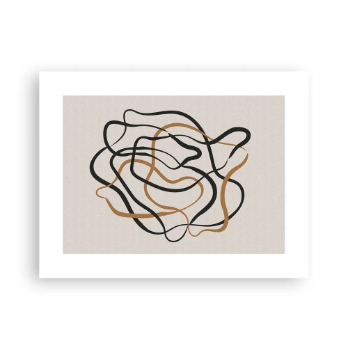 Poster - Everything Is Tangled UP - 40x30 cm