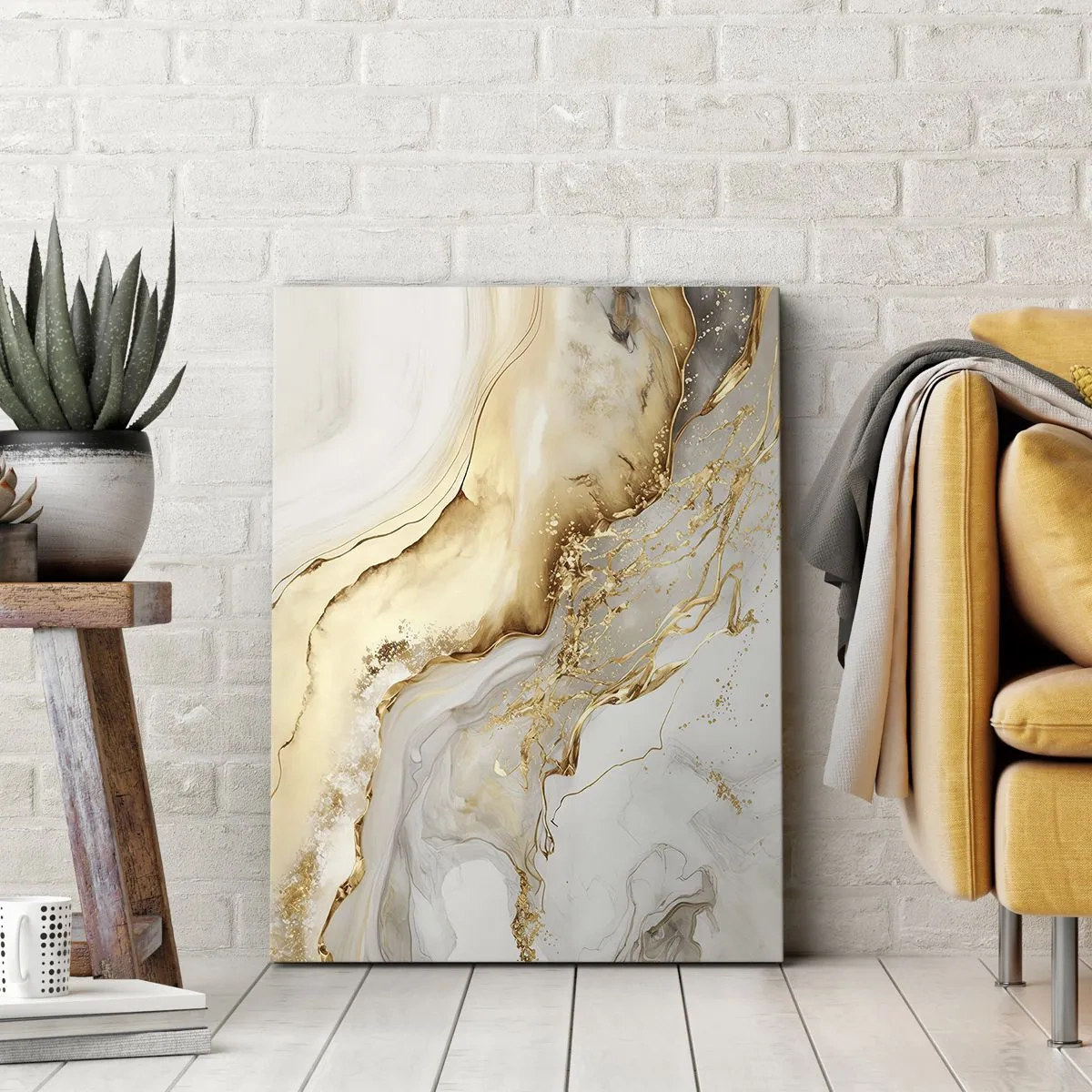 Canvas picture - Abstract: Beauty and Good - 45x80 cm