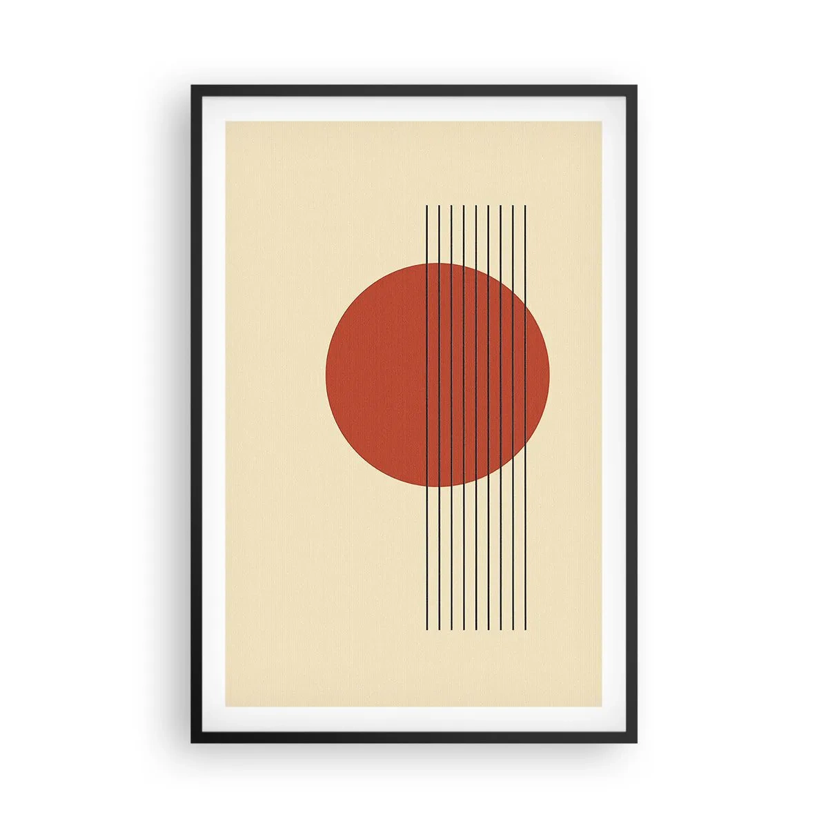 Poster in black frame - Around and Beoynd - 61x91 cm