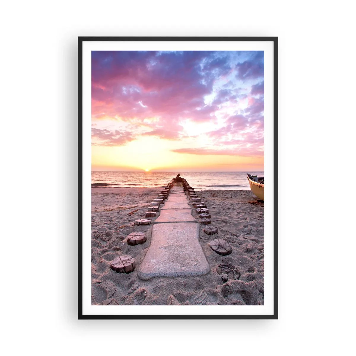 Poster in black frame - Moments of Profound Experience - 70x100 cm
