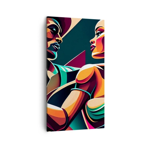 Canvas picture - In a Heartbeat - 45x80 cm