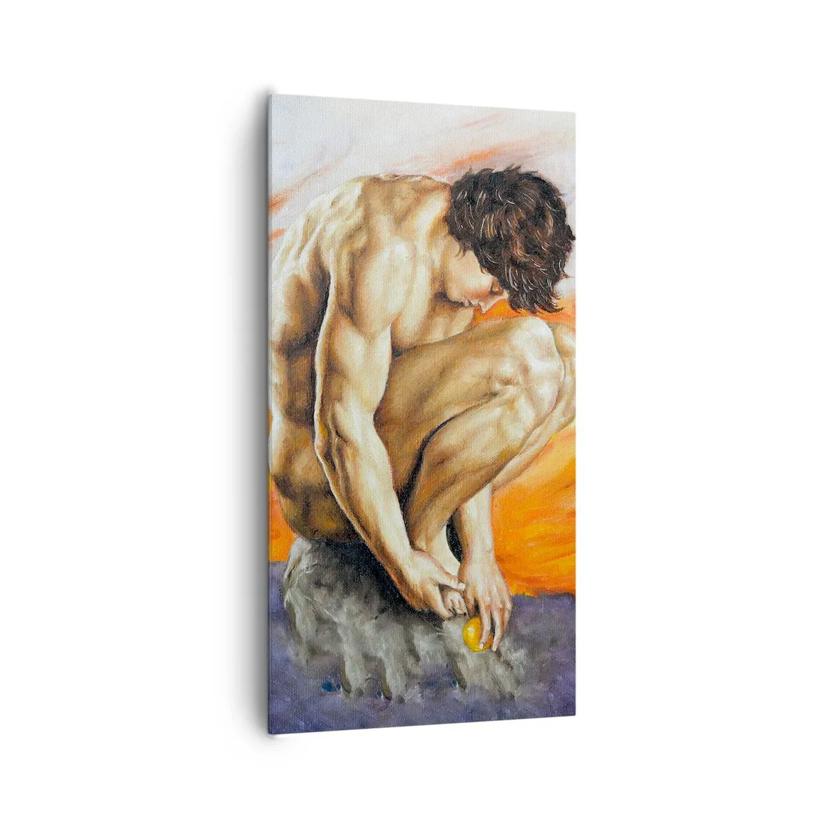 Canvas picture - Submerged in Himself - 65x120 cm