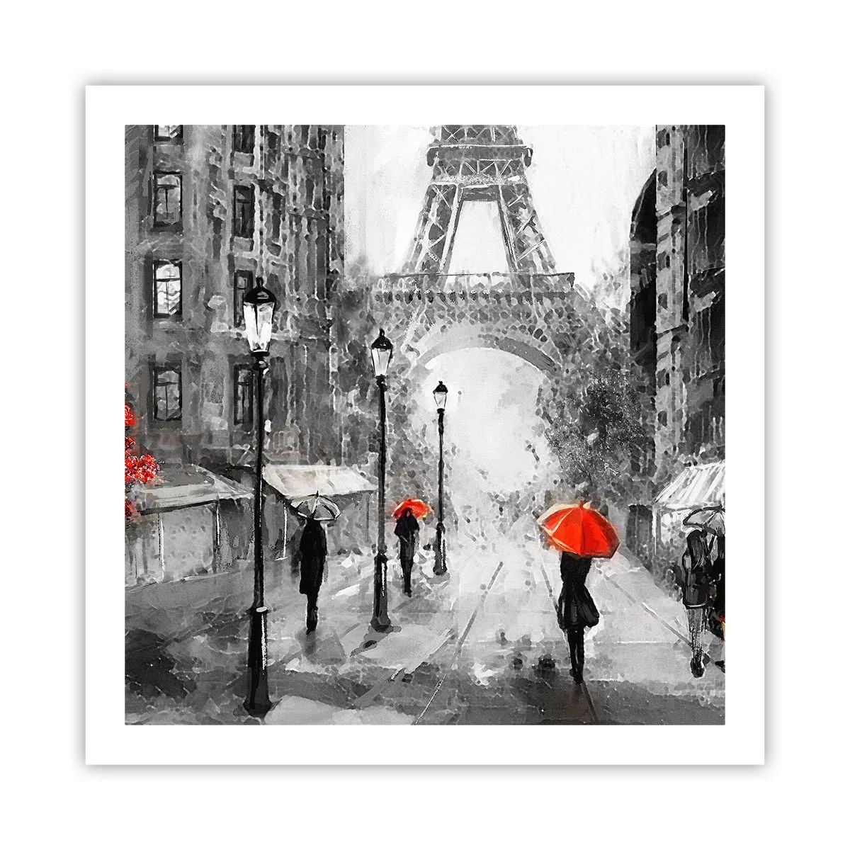 Poster - All Roads Lead to Her - 60x60 cm