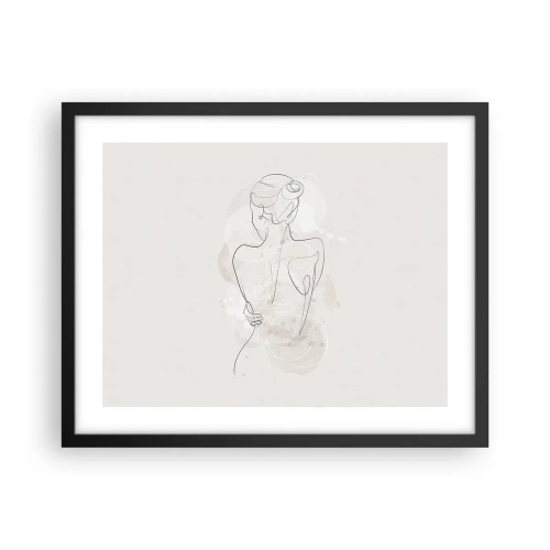 Poster in black frame - Like a Sensitive Instrument - 50x40 cm