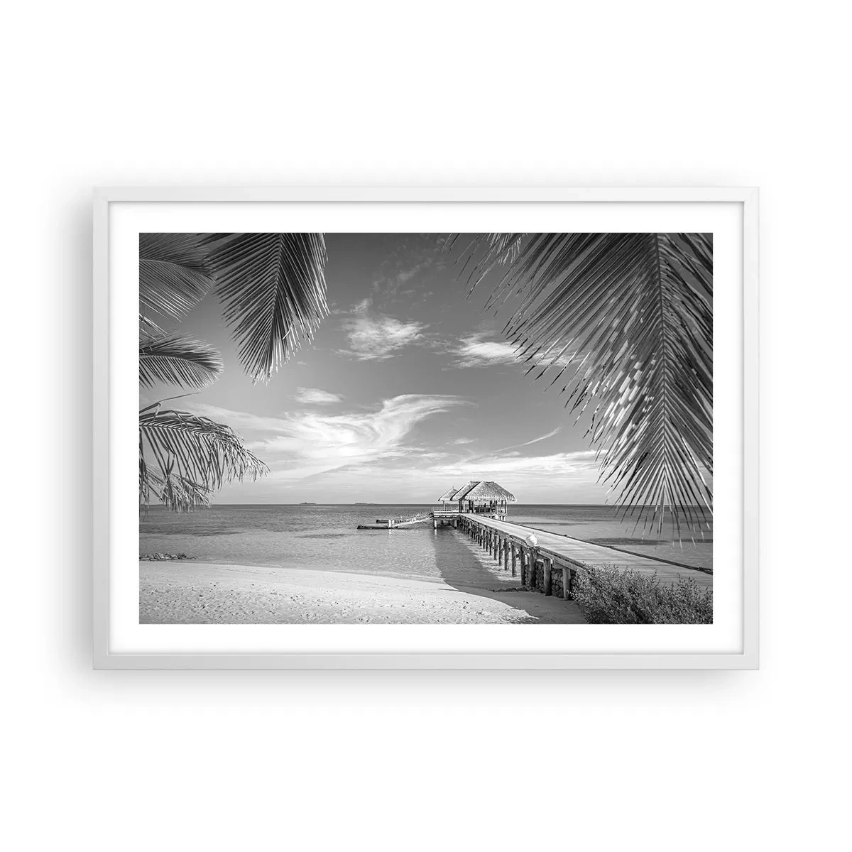 Poster in white frmae - Memory or a Dream? - 70x50 cm