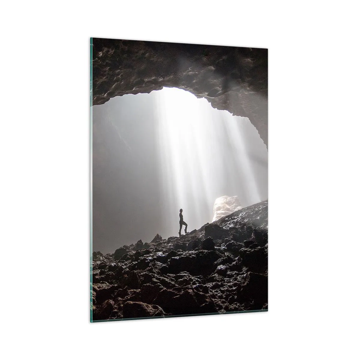 Glass picture - Luminous Grotto - 50x70 cm