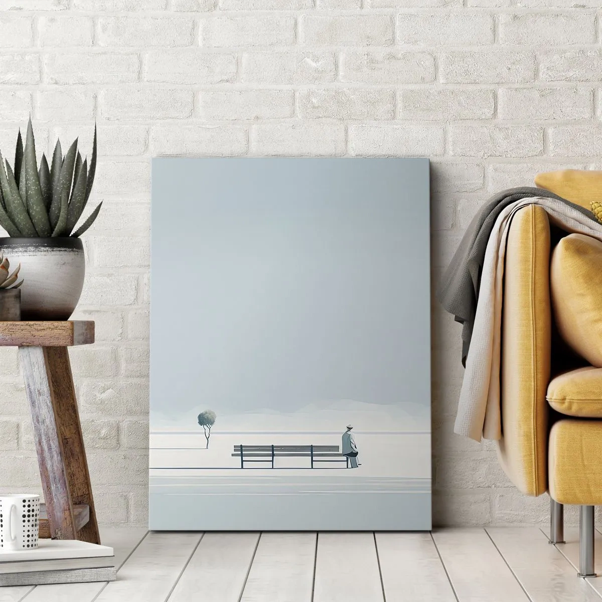 Canvas picture - Yes, I Am Waiting - 50x70 cm