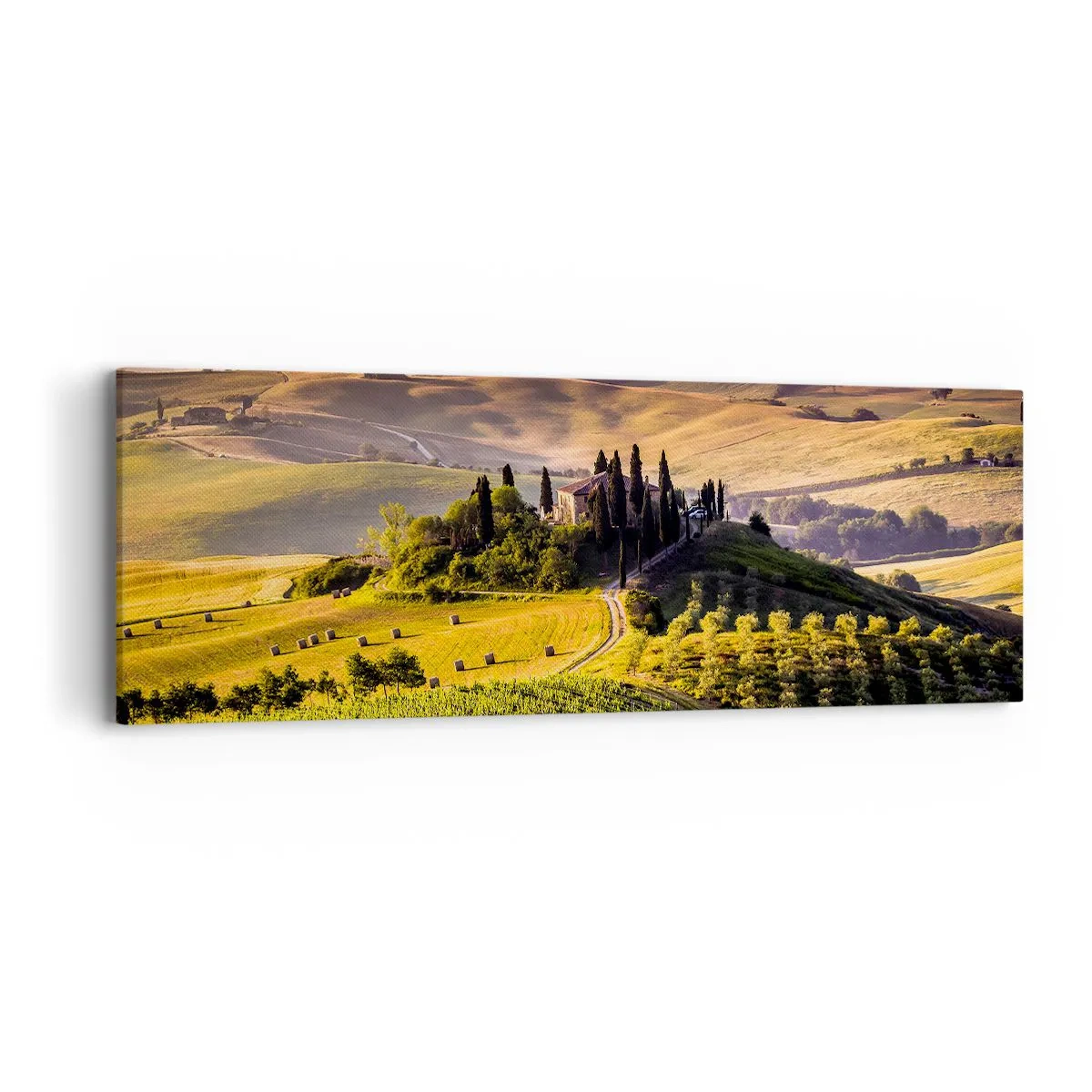Canvas picture - Arcadia - Tuscan Landscape - 90x30 cm
