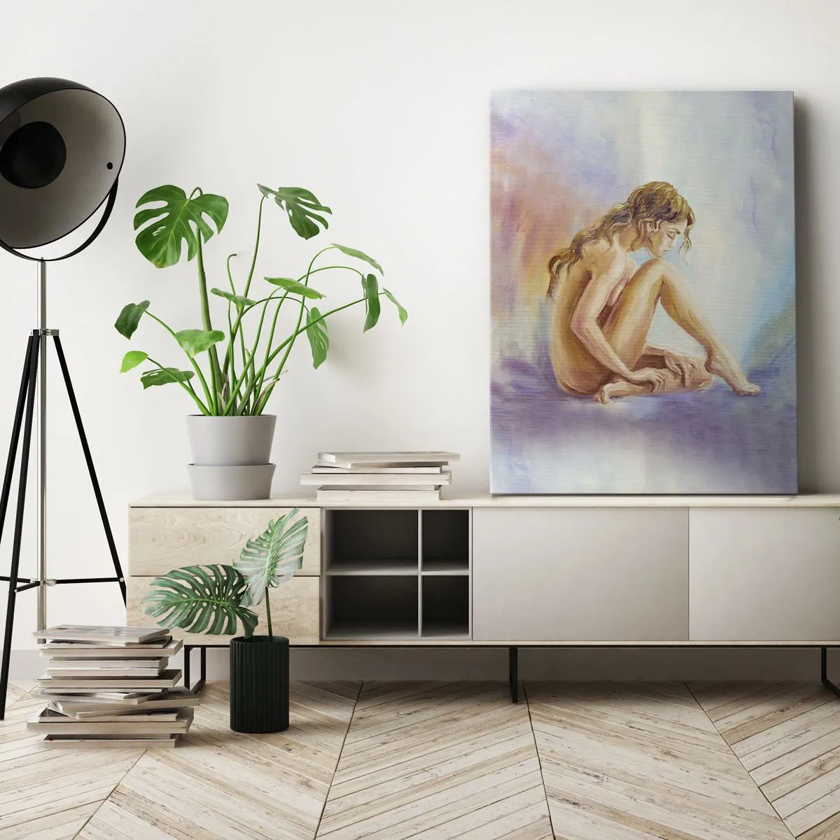 Canvas picture - Nude of Youth - 45x80 cm