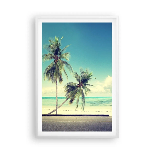 Poster in white frmae - Holiday Time - 61x91 cm