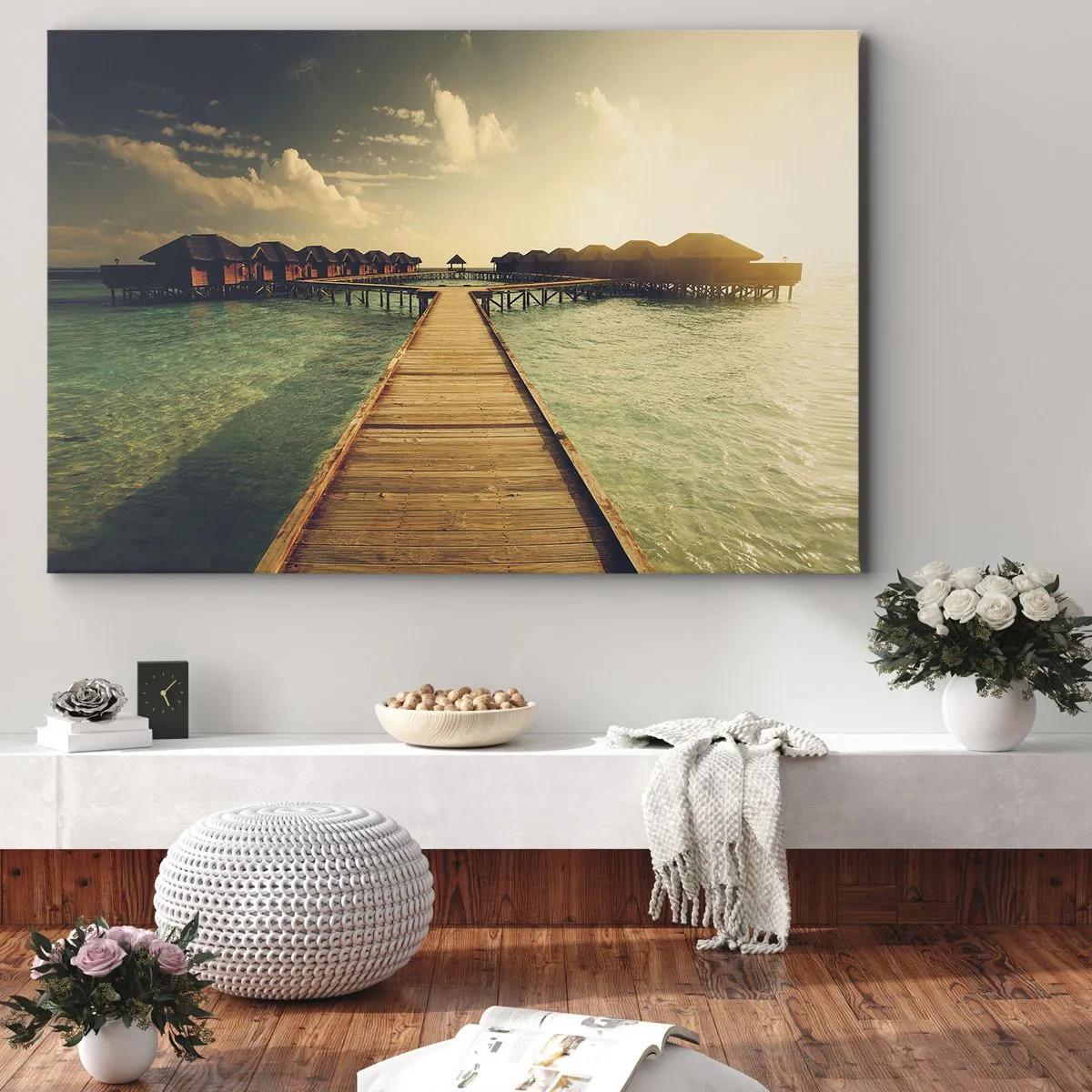 Canvas picture - Warm Welcome - 100x70 cm