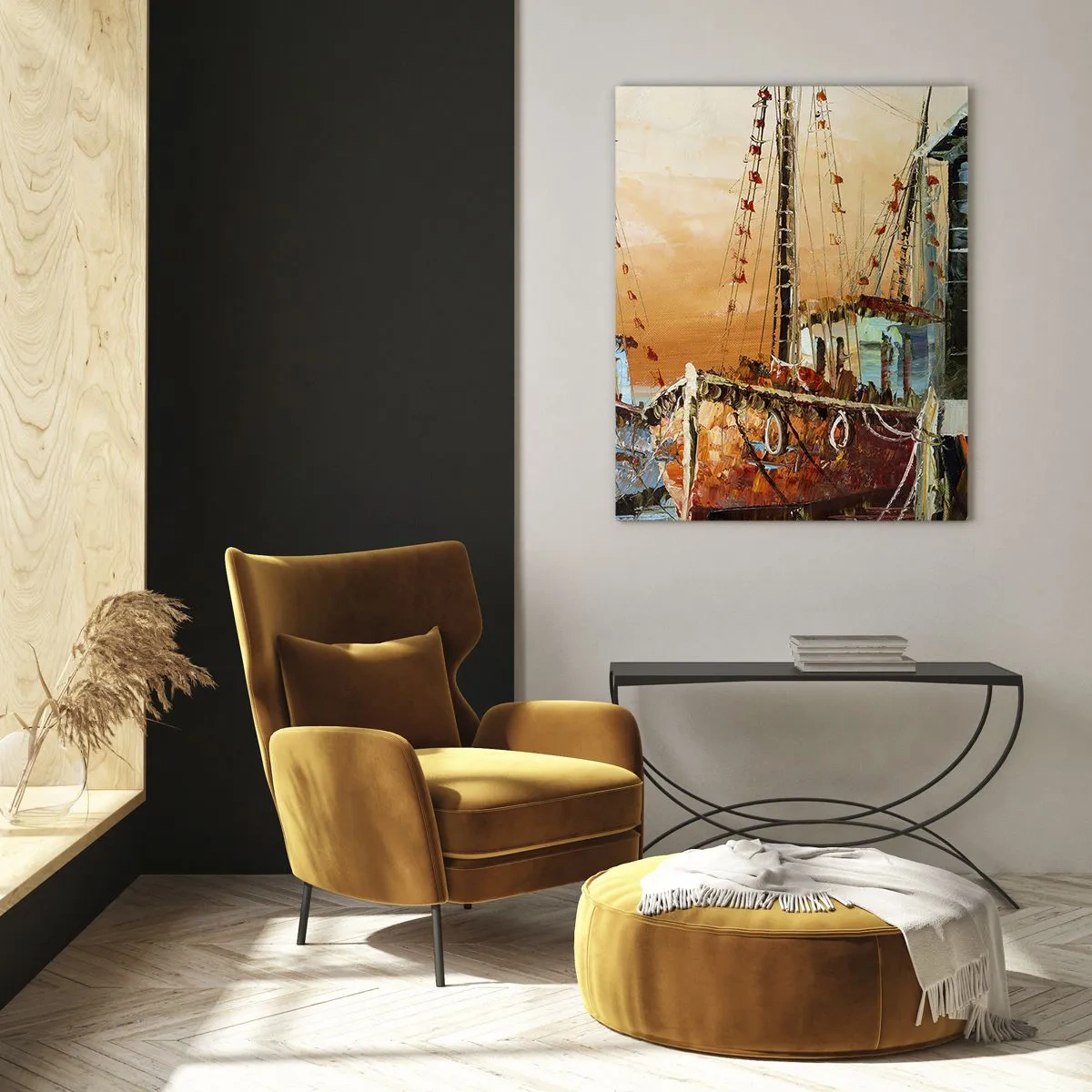Glass picture - Calm Return - 50x70 cm